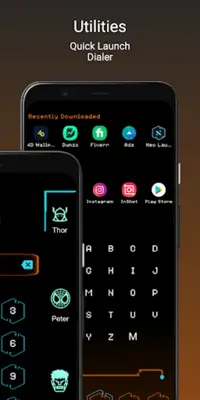 Neo Launcher Hyperion Scifi android App screenshot 5